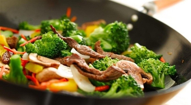 rau xào thập cẩm ngon