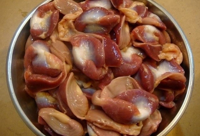 lòng mề gà