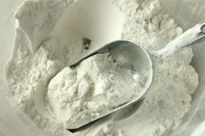 phơi bột gạo