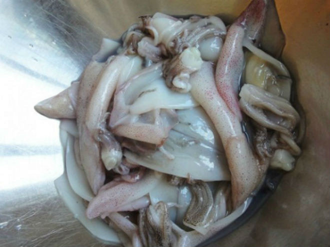 mực rửa sạch