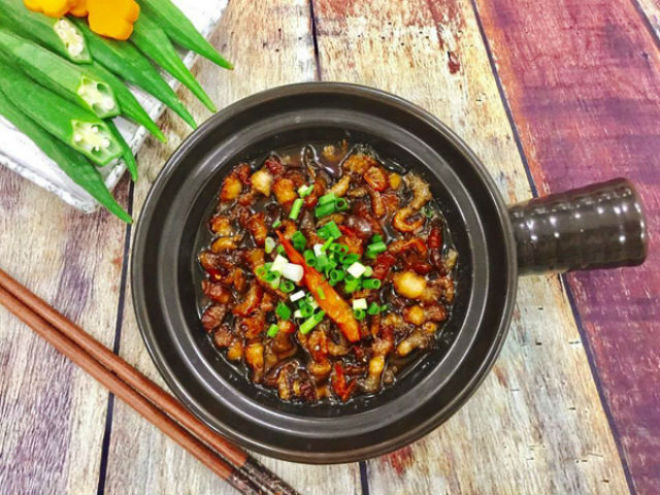 kho quẹt tóp mỡ