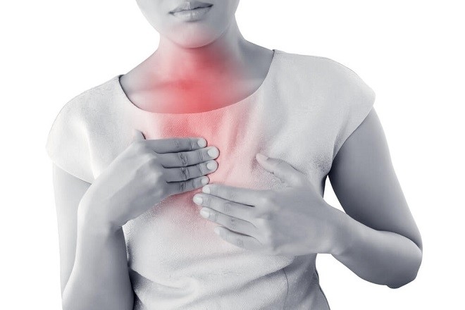 ợ nóng kèm đau ngực ở bà bầu