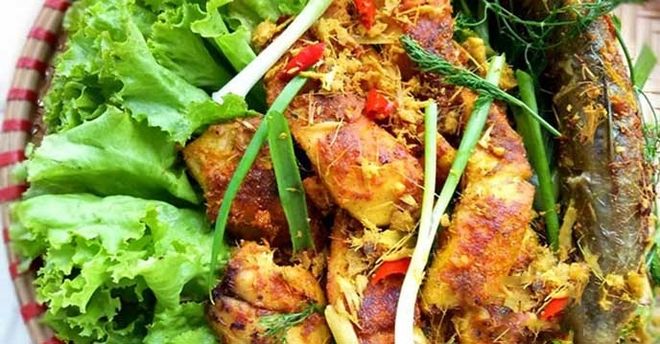 cá nướng riềng