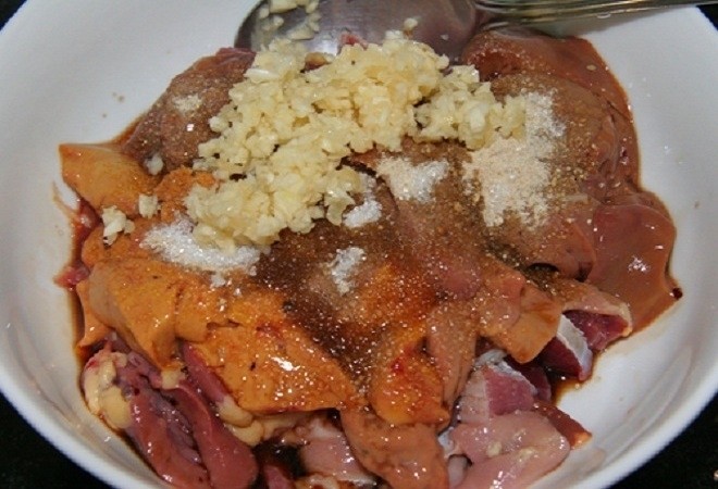 ướp lòng mề gà