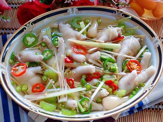 chân gà sả ớt