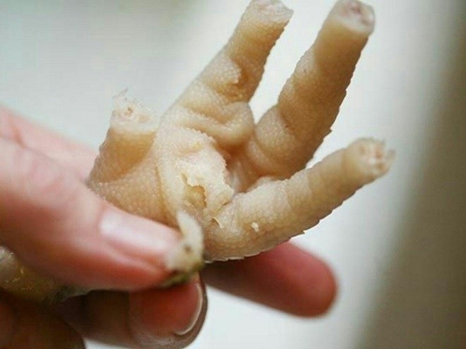 chân gà luộc