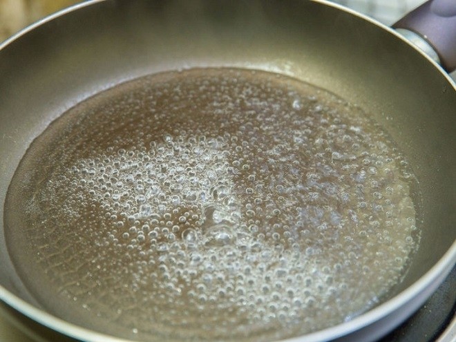 đun sôi hỗn hợp