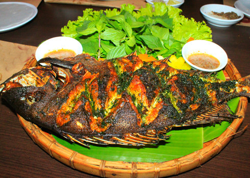 cá nướng làng chài