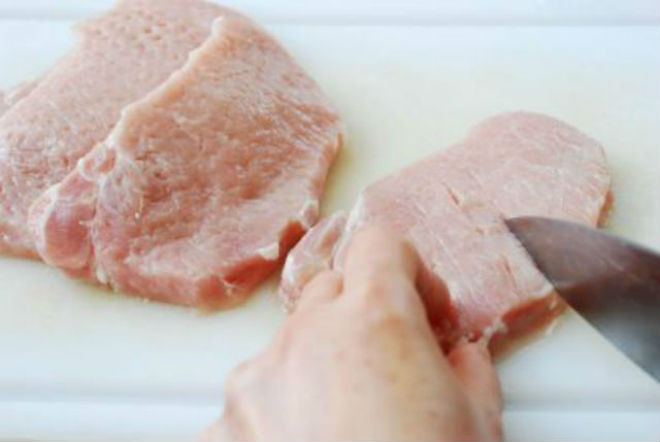 đập dập thịt heo
