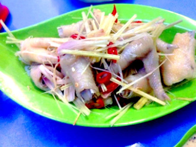Các bộ phận còn lại của gà.