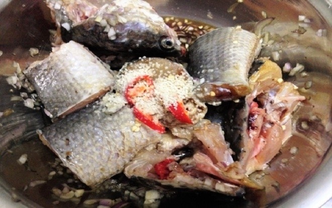 cá ướp gia vị
