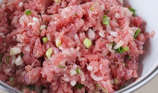ướp thịt băm