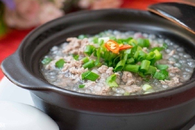 Cháo bột báng thịt bò lựa chọn hoàn hảo cho bữa sáng