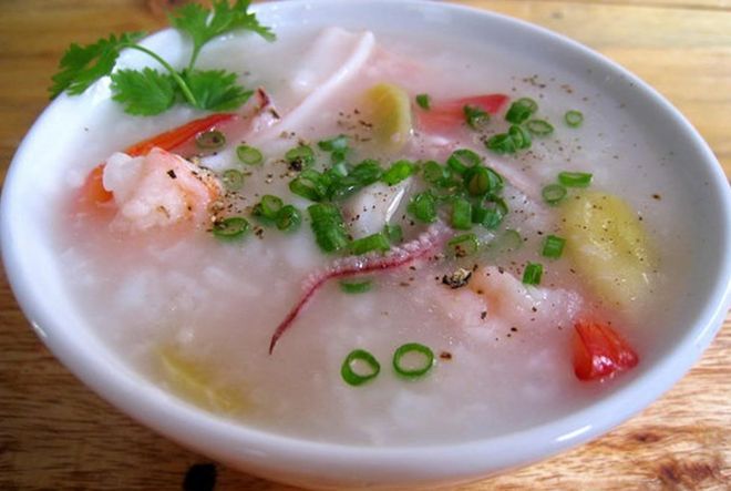 cháo hải sản
