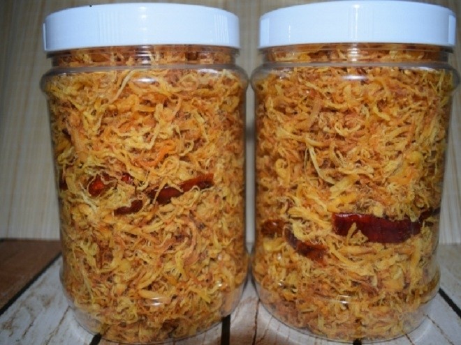 bảo quản chà bông