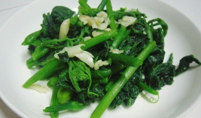 rau bí xào tỏi