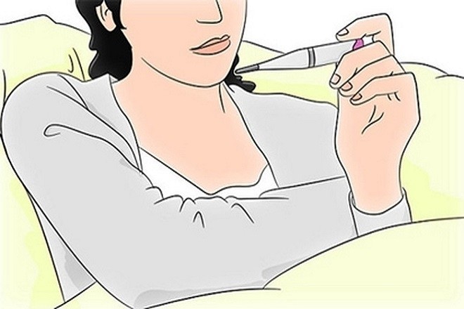trong ngày rụng trứng, nhiệt độ thân thể tăng cao