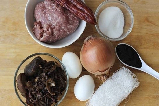 nguyên liệu làm bánh bao