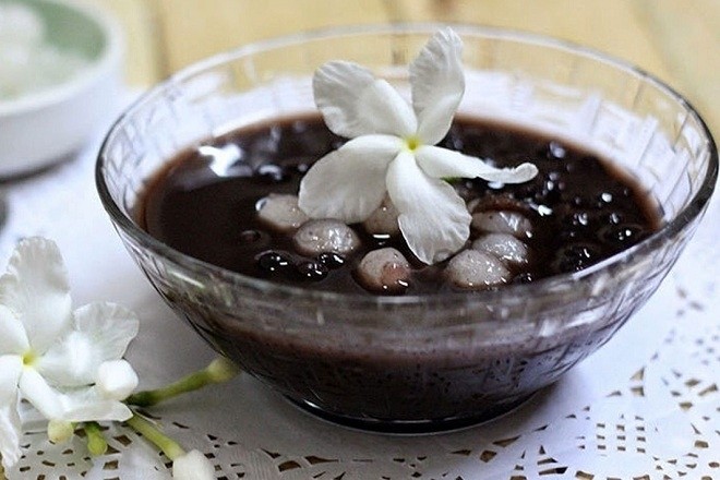 chè đậu đen trân châu