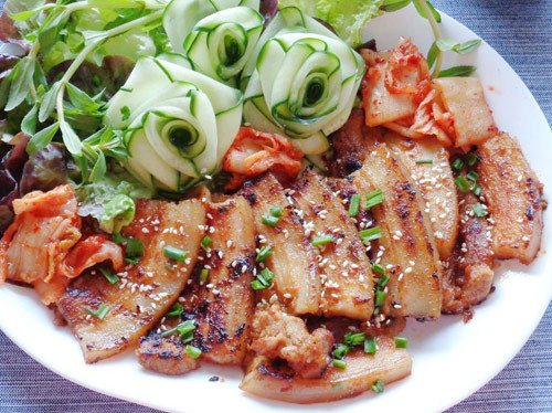 thịt heo nướng hàn quốc