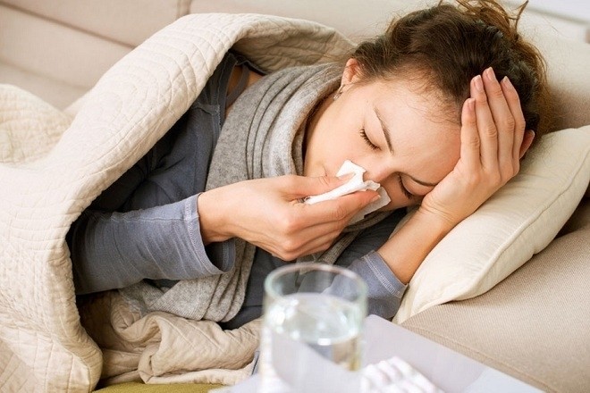cô gái mệt mỏi