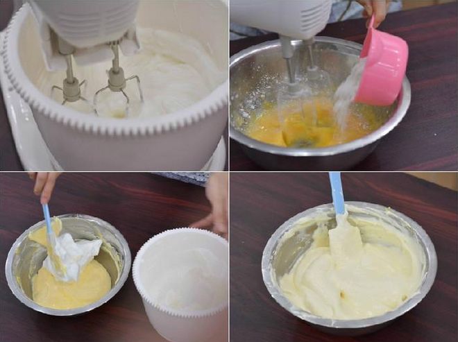 các bước làm bánh bông lan