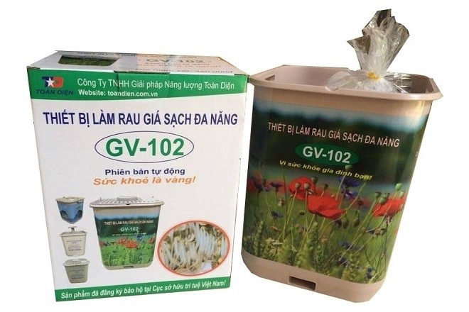 máy làm giá đỗ sạch GV 102 vuông