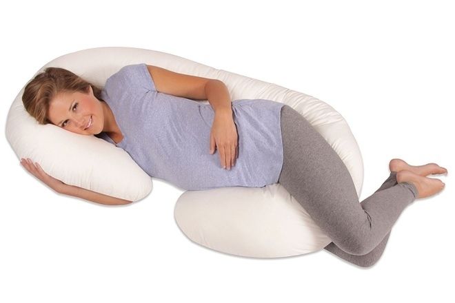 gối chữ u cho bà bầu