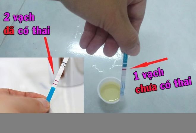 cách xác định có thai bằng que thử thai
