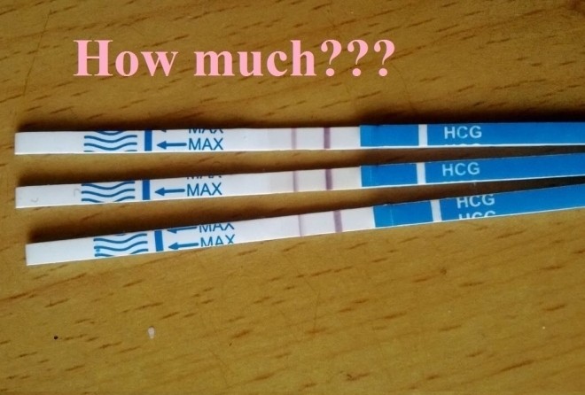 Que thử thai 1 vạch đậm 1 vạch mờ