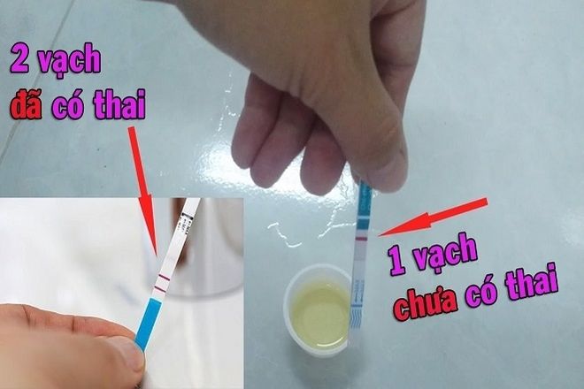 cách đọc que thử thai