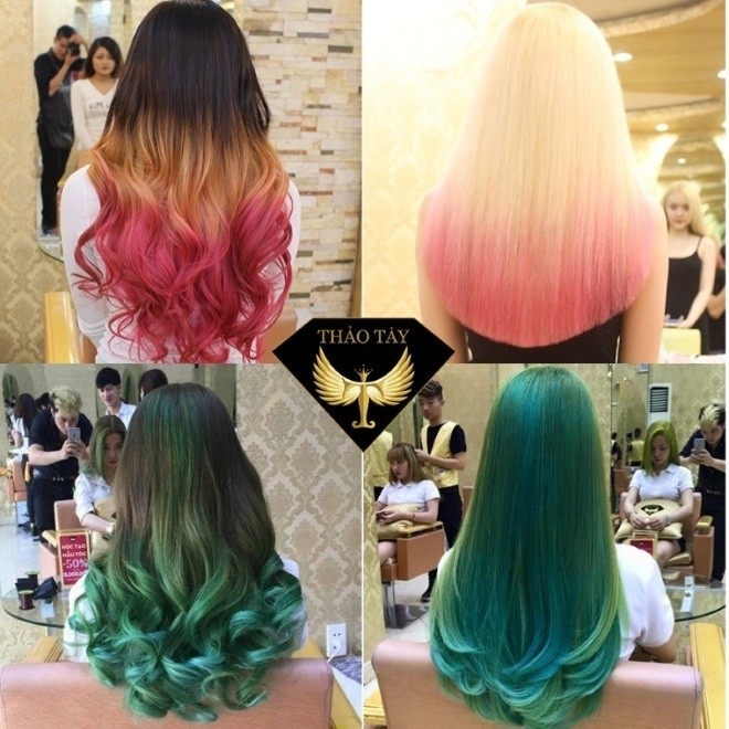 cho nhuom toc dep o tphcm thao tay salon