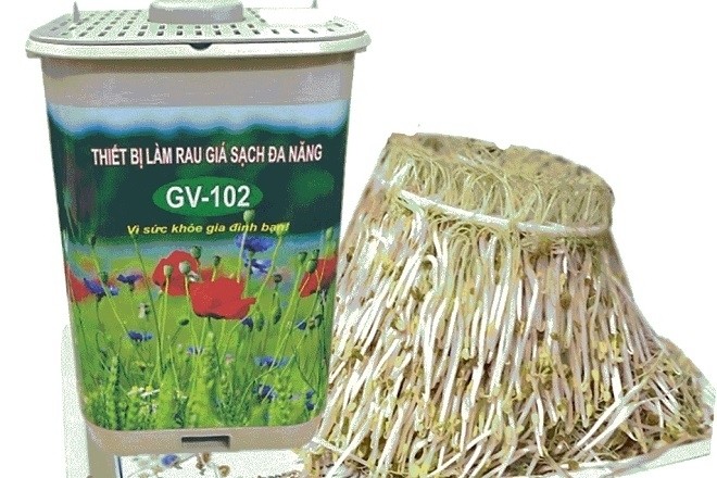 cách sử dụng máy làm giá đỗ gv 102