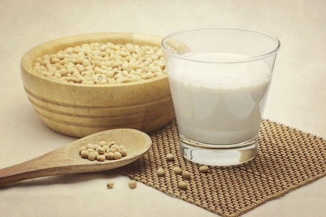 sữa và hạt đậu nành