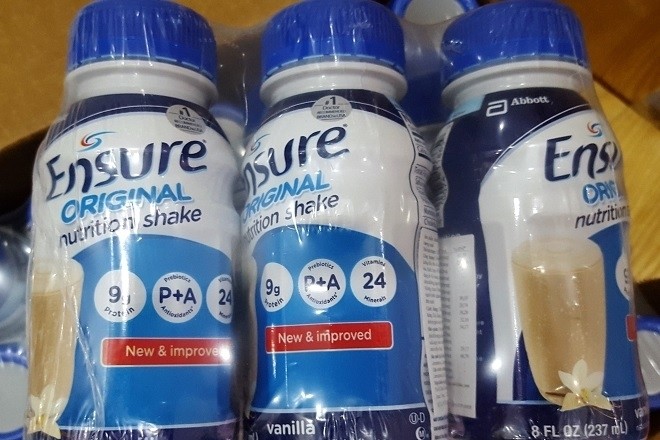 lốc sữa ensure nước cho bà bầu