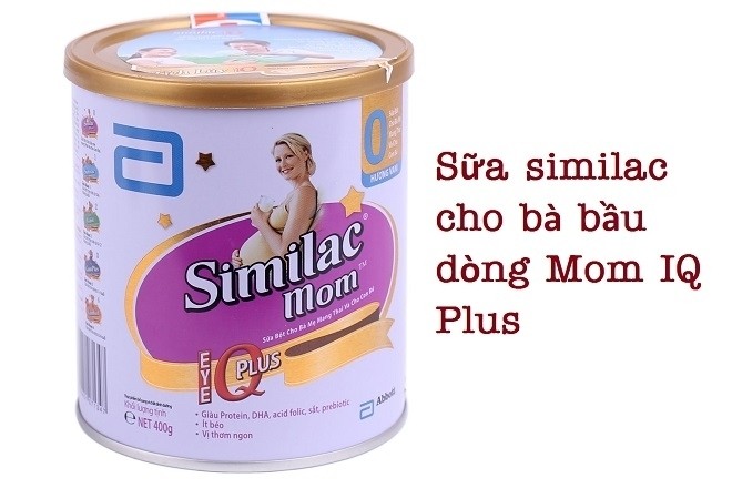 hộp sữa similac mom cho bà bầu