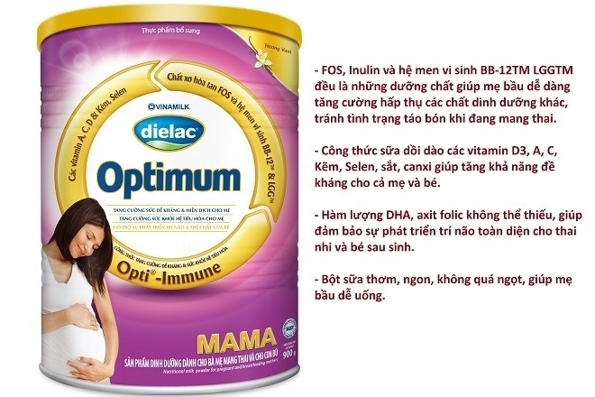 sữa dielac optimum mama