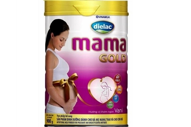 sữa dielac mama gold cho bà bầu