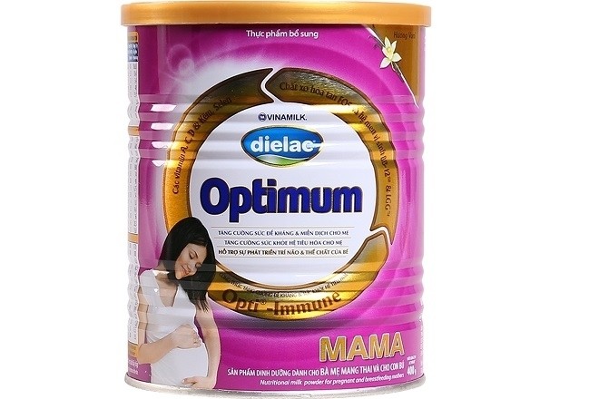 sữa dielac optimum mama hương vani cho bà bầu