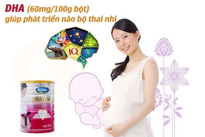 sữa dielac mama gold cho bà bầu