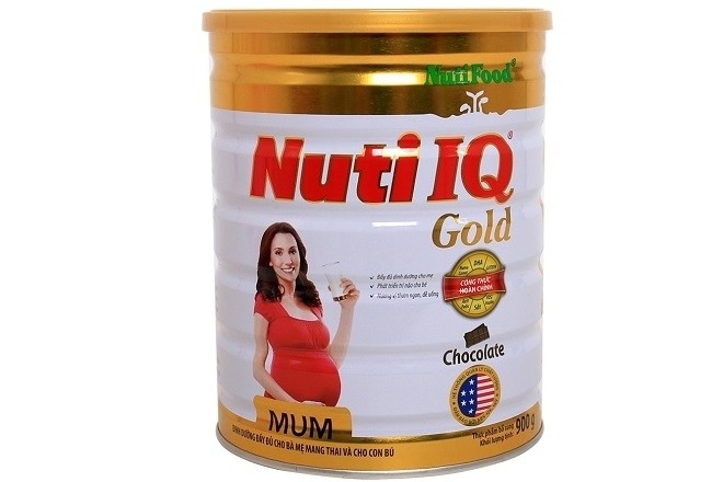 hộp sữa nutifood nuti iq mum gold socola