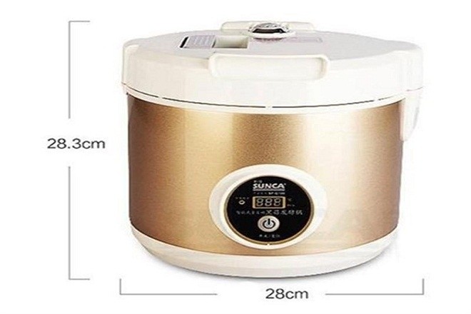 máy làm tỏi đen sunca được thiết kế nhỏ gọn phù hợp để gia đình sử dụng