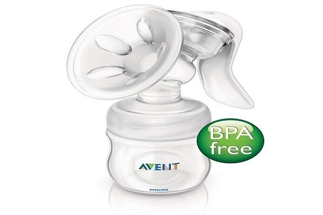 máy hút sữa avent bằng tay BPA free làm từ nhựa cao cấp PP đảm bảo an toàn cho mẹ và bé