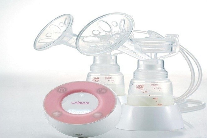 máy hút sữa điện đôi Minuet Unimom UM871692 có cả chế độ hút đơn và hút đôi