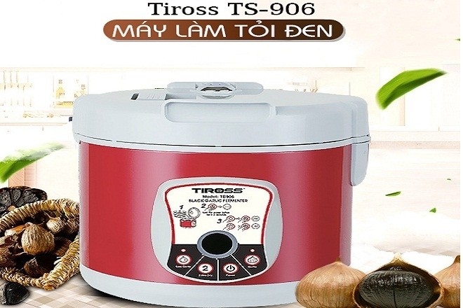 máy làm tỏi đen gia đình Tiross TS906 được bổ sung thêm tính năng sấy khô
