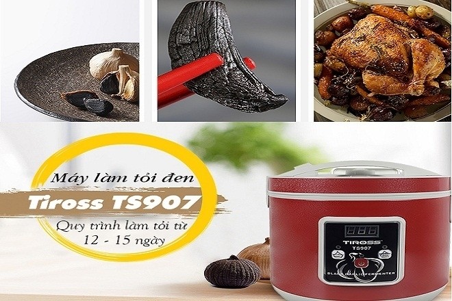 Quy trình làm tỏi bằng máy làm tỏi Tiross TS907 từ 12 đến 15 ngày nhằm nâng cao chất lượng tỏi thành phẩm