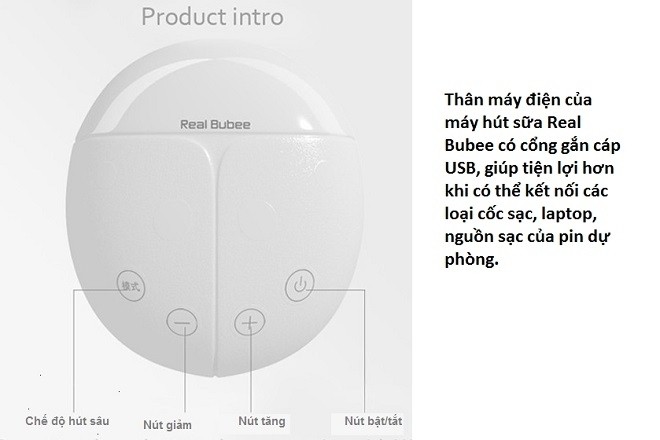 nguồn điện máy hút sữa real bubee