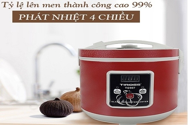 máy làm tỏi đen Tiross TS 907 có công nghệ phát nhiệt 4 chiều