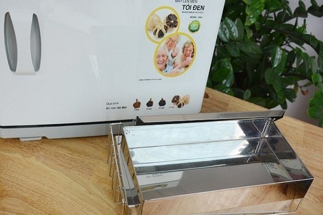 máy làm tỏi đen việt nhật Vn01 có khay chứa dễ tháo rời thuận tiện cho việc sử dụng