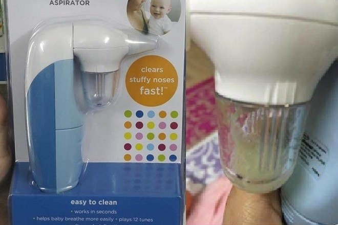 kết quả dùng máy hút mũi graco